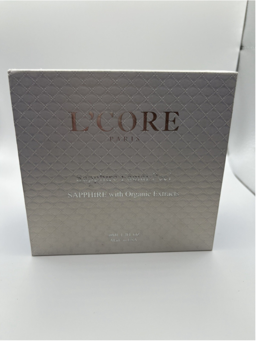 NIB L'CORE PARIS Sapphire Facial Peel Organic Detoxifying Pharmaceutical Grade